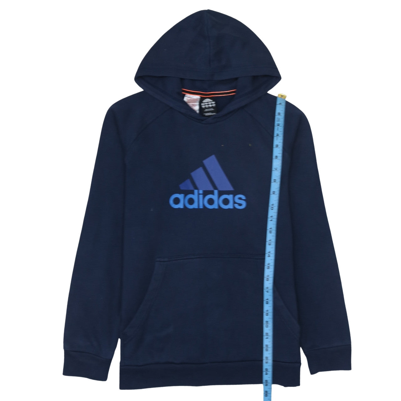 Boys UK Size 15-16 Years adidas Blue Pullover Hoodie