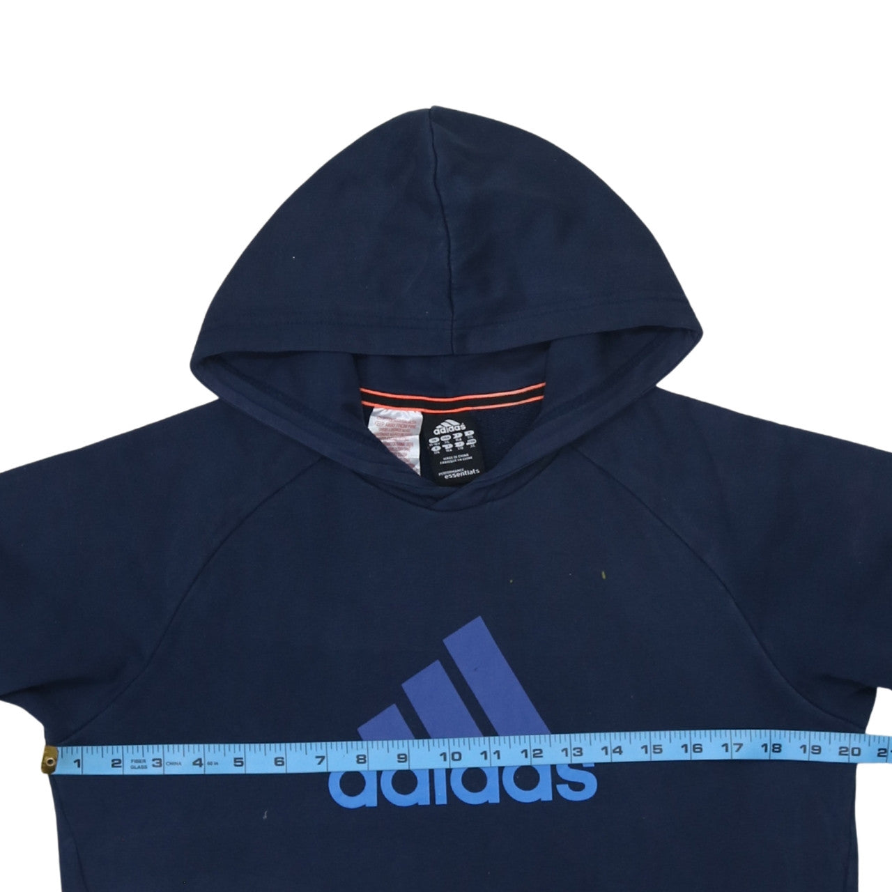 Boys UK Size 15-16 Years adidas Blue Pullover Hoodie