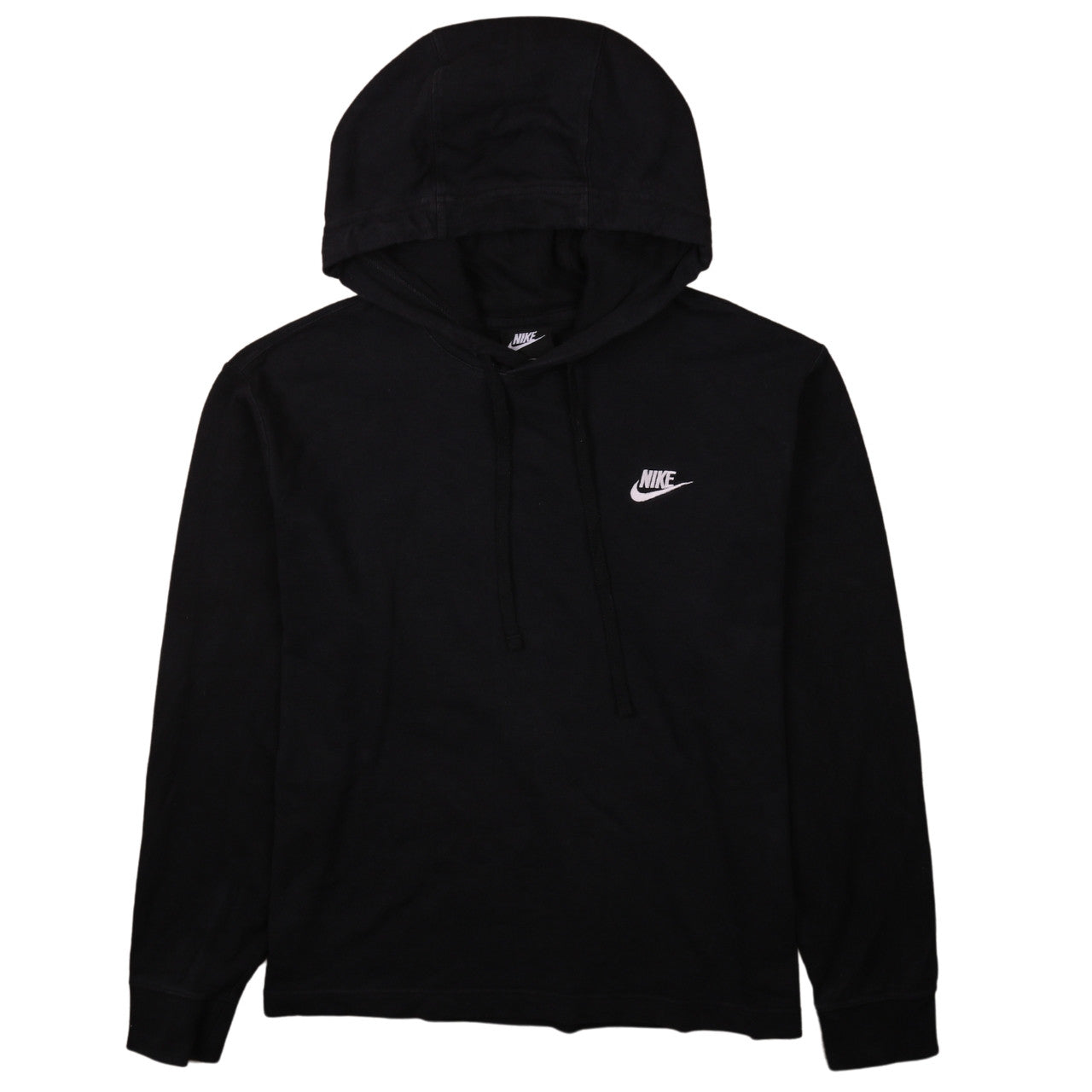 Womens UK Size M Nike Black Pullover Hoodie