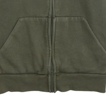 Mens UK Size S PUMA Green Full Zip Hoodie