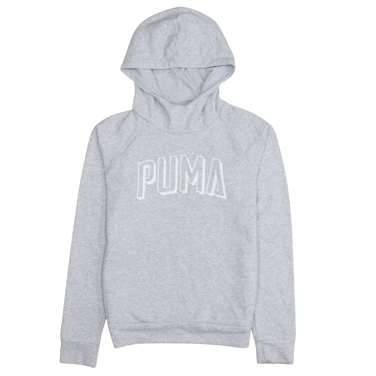 Mens UK Size S PUMA Grey Pullover Hoodie