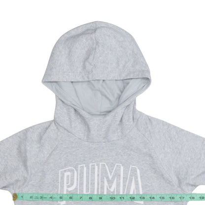 Mens UK Size S PUMA Grey Pullover Hoodie
