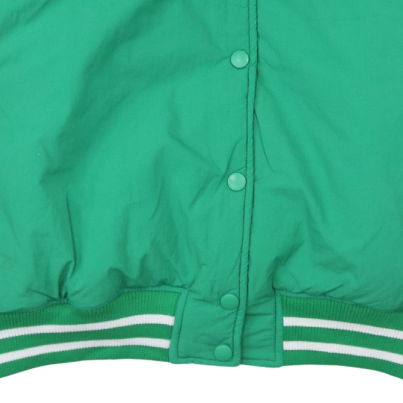 Womens UK Size 10 Missguided Green Varsity Jacket