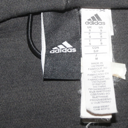 Mens UK Size S adidas Black Full Zip Hoodie