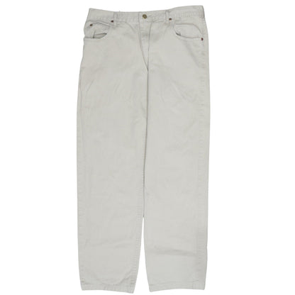 Mens UK Size 36-34 Lee Regular Fit Chino Beige Trousers