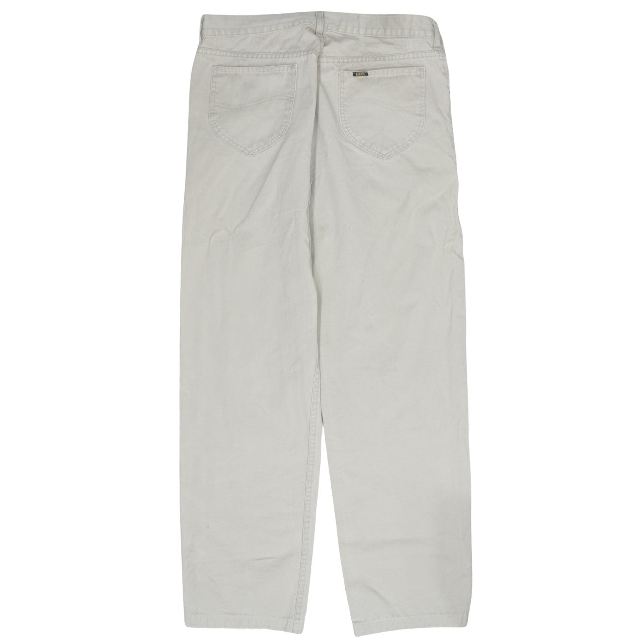 Mens UK Size 36-34 Lee Regular Fit Chino Beige Trousers