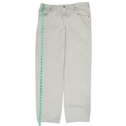 Mens UK Size 36-34 Lee Regular Fit Chino Beige Trousers