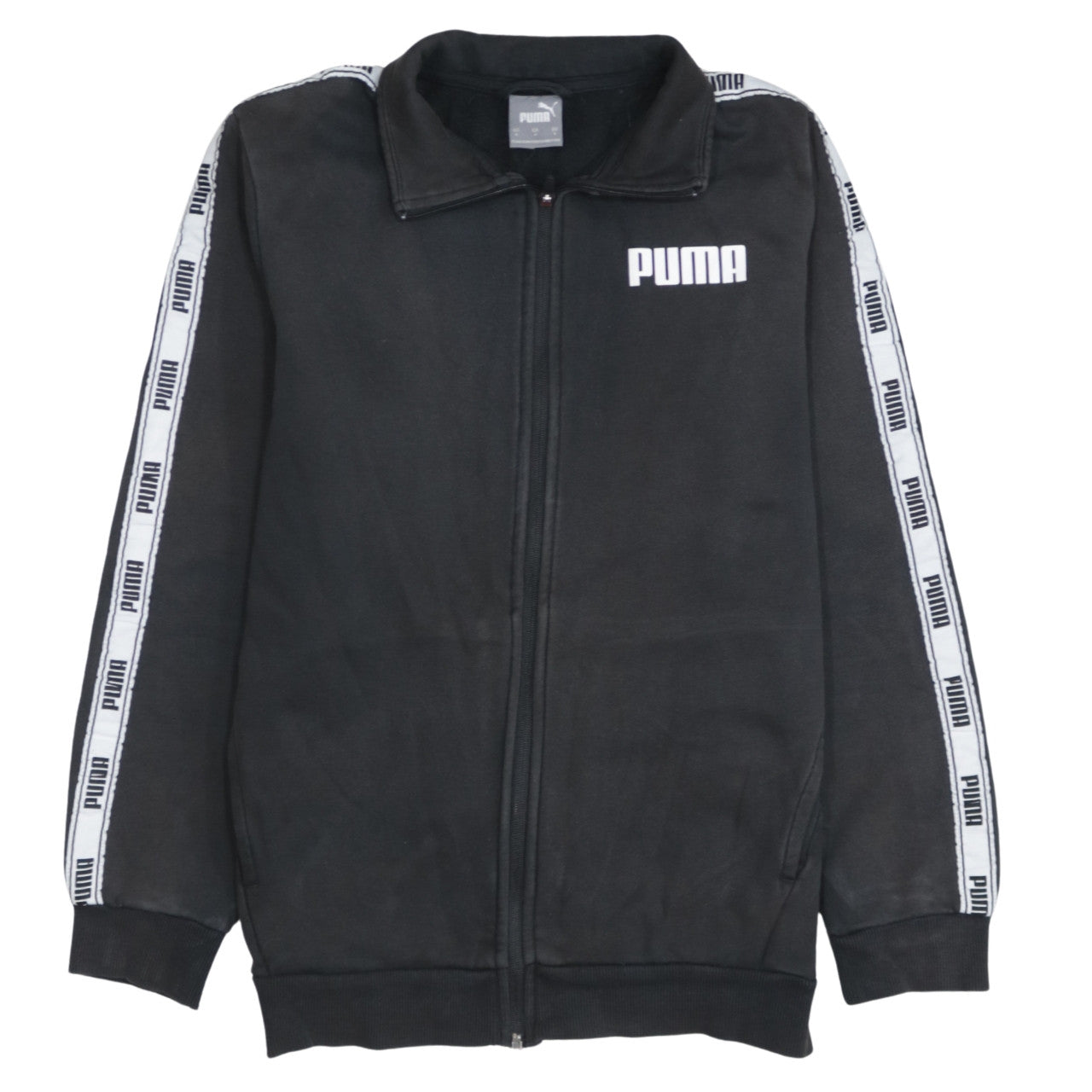 Mens UK Size S PUMA Black Full Zip Sweatshirt