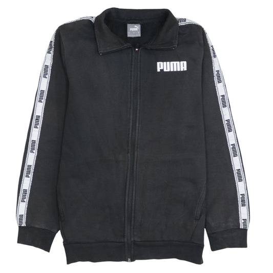 Mens UK Size S PUMA Black Full Zip Sweatshirt