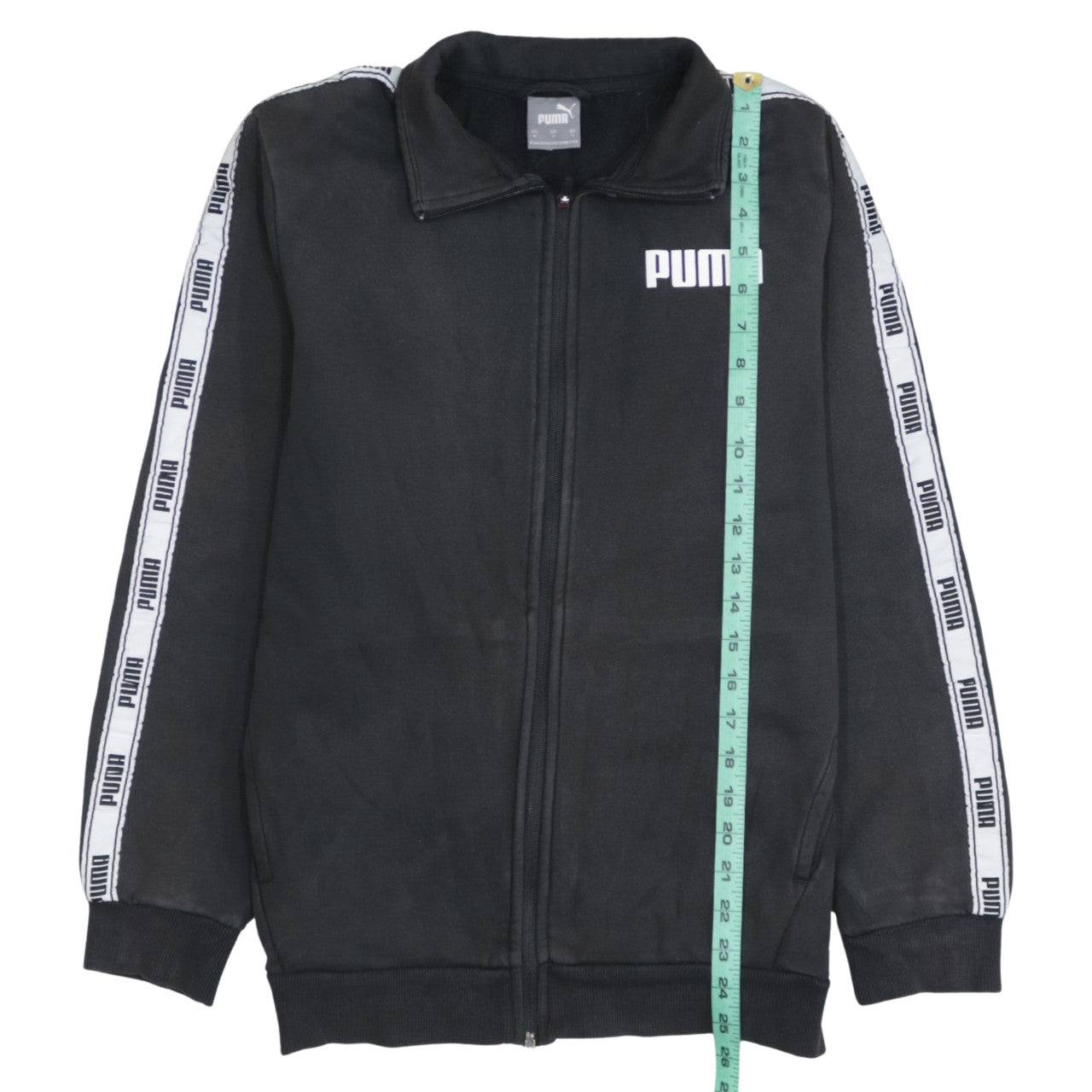 Mens UK Size S PUMA Black Full Zip Sweatshirt