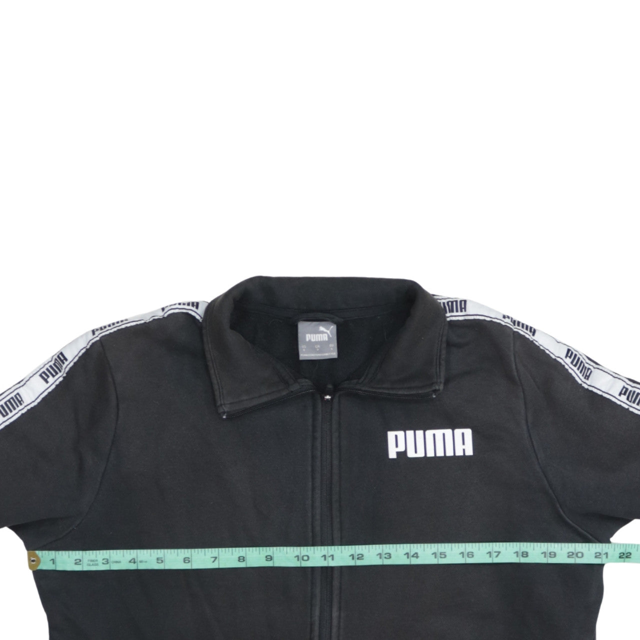 Mens UK Size S PUMA Black Full Zip Sweatshirt