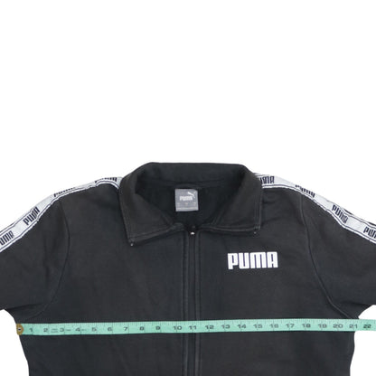 Mens UK Size S PUMA Black Full Zip Sweatshirt