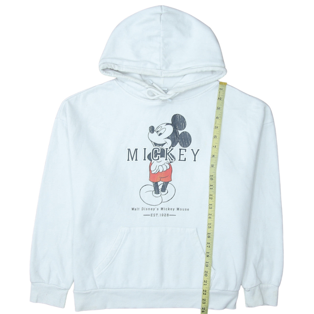 Womens UK Size M Primark White Pullover Hoodie