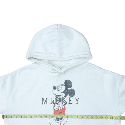Womens UK Size M Primark White Pullover Hoodie