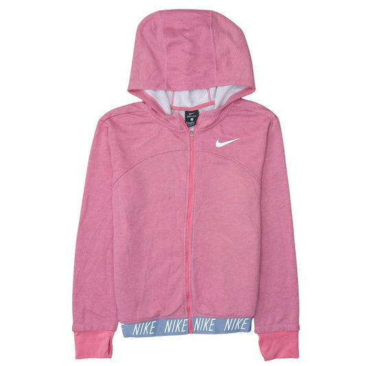 Teens UK Size 14 Nike Pink Full Zip Hoodie