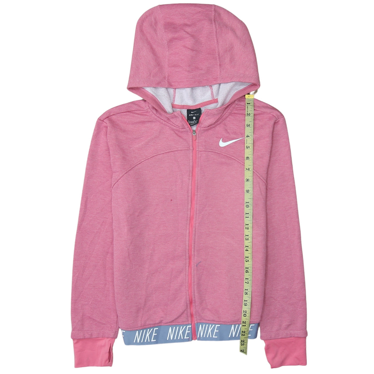 Teens UK Size 14 Nike Pink Full Zip Hoodie