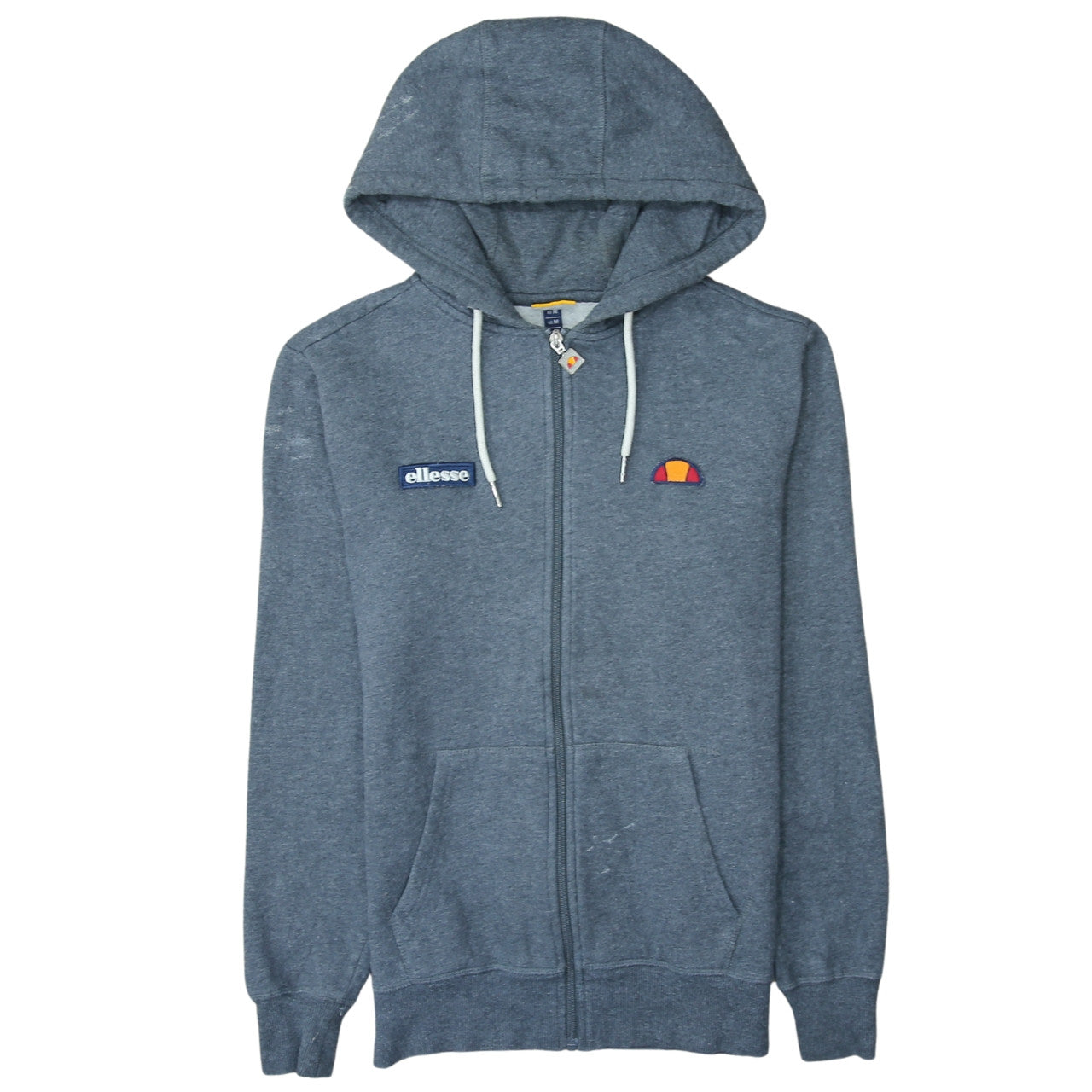 Mens UK Size M ellesse Blue Full Zip Hoodie