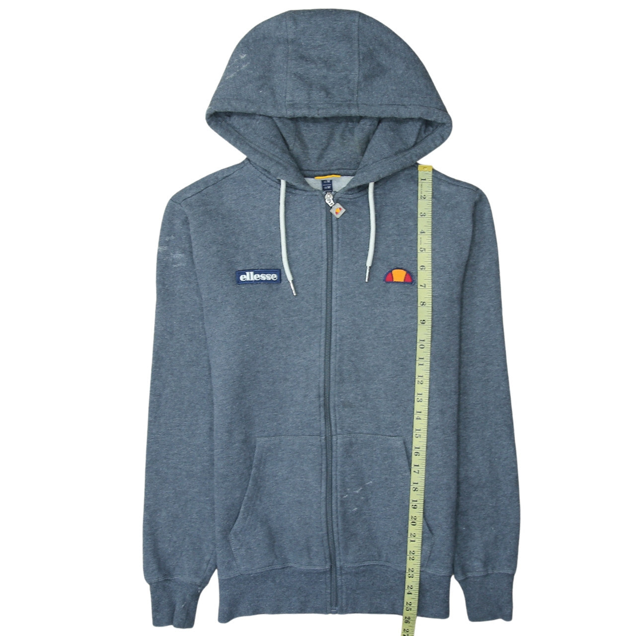 Mens UK Size M ellesse Blue Full Zip Hoodie