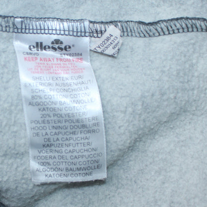 Mens UK Size M ellesse Blue Full Zip Hoodie