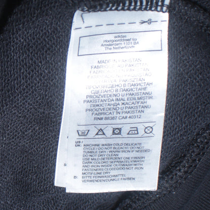 Womens UK Size XS adidas Black Full Zip Hoodie