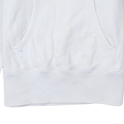 Mens UK Size M Champion White Pullover Hoodie