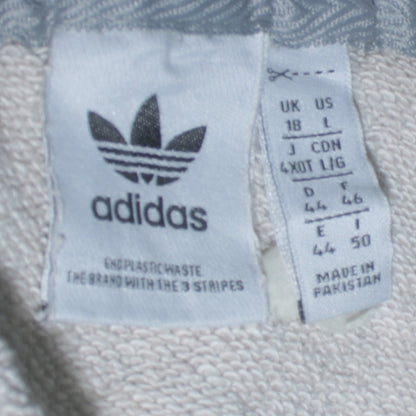 Womens UK Size 18 adidas Grey Pullover Hoodie