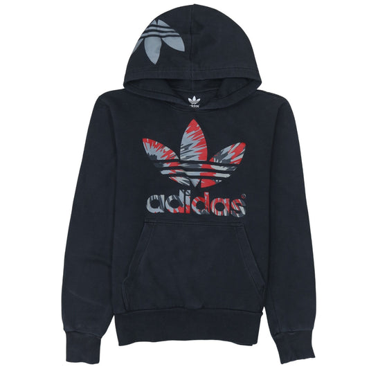 Mens UK Size S adidas Black Pullover Hoodie