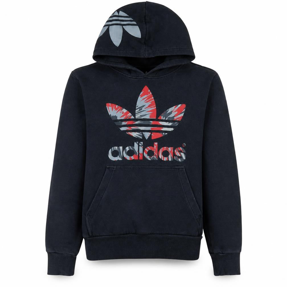 Mens UK Size S adidas Black Pullover Hoodie