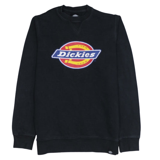 Mens UK Size S Dickies Black Pullover Sweatshirt