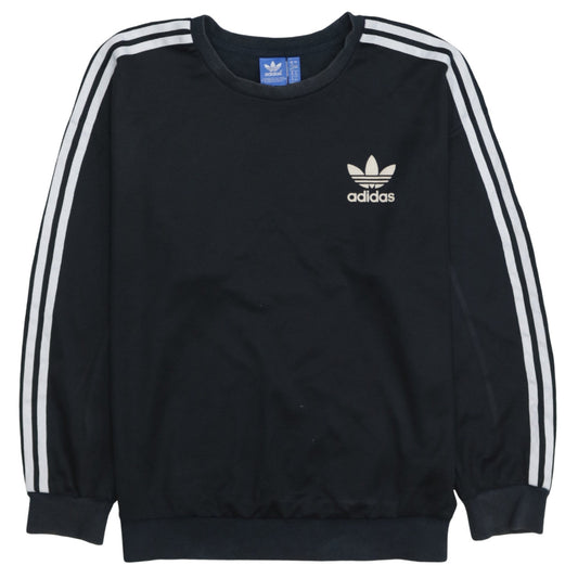Womens UK Size 12 adidas Black Pullover Sweatshirt