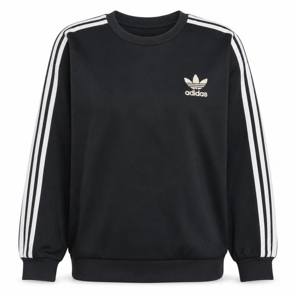 Womens UK Size 12 adidas Black Pullover Sweatshirt