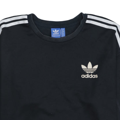 Womens UK Size 12 adidas Black Pullover Sweatshirt