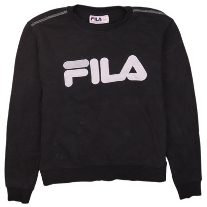 Mens UK Size XS FILA Black Pullover Sweatshirt