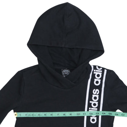 Teens UK Size XS adidas Black Pullover Hoodie