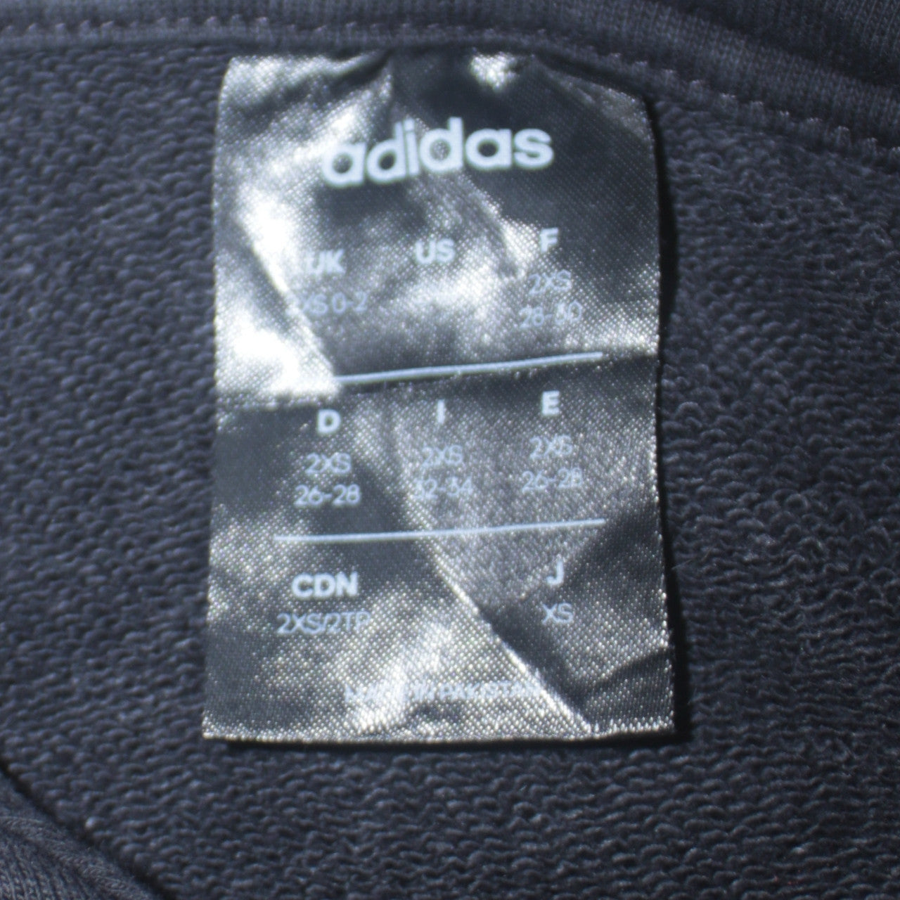 Teens UK Size XS adidas Black Pullover Hoodie