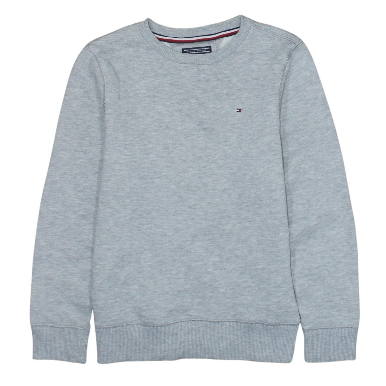 Boys UK Size 152 Tommy Hilfiger Grey Pullover Sweatshirt