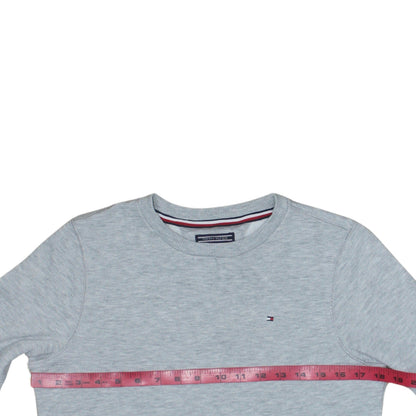 Boys UK Size 152 Tommy Hilfiger Grey Pullover Sweatshirt