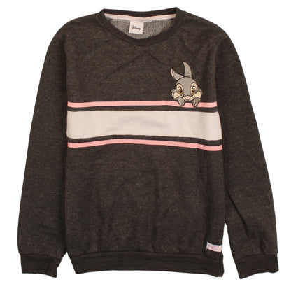 Womens UK Size XS Disney Grey Pullover Sweatshirt