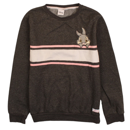Womens UK Size XS Disney Grey Pullover Sweatshirt