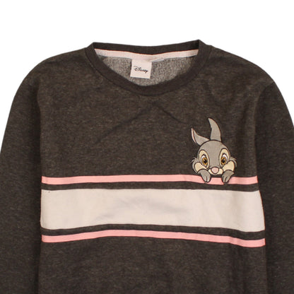 Womens UK Size XS Disney Grey Pullover Sweatshirt