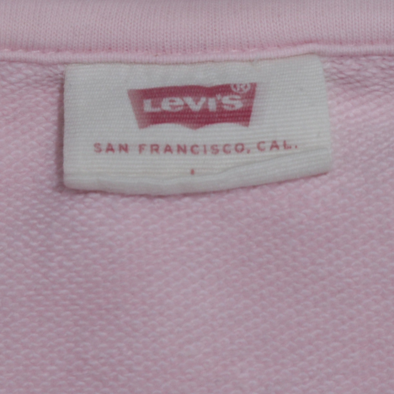Womens UK Size M Levi's Pink Pullover Sweatshirt