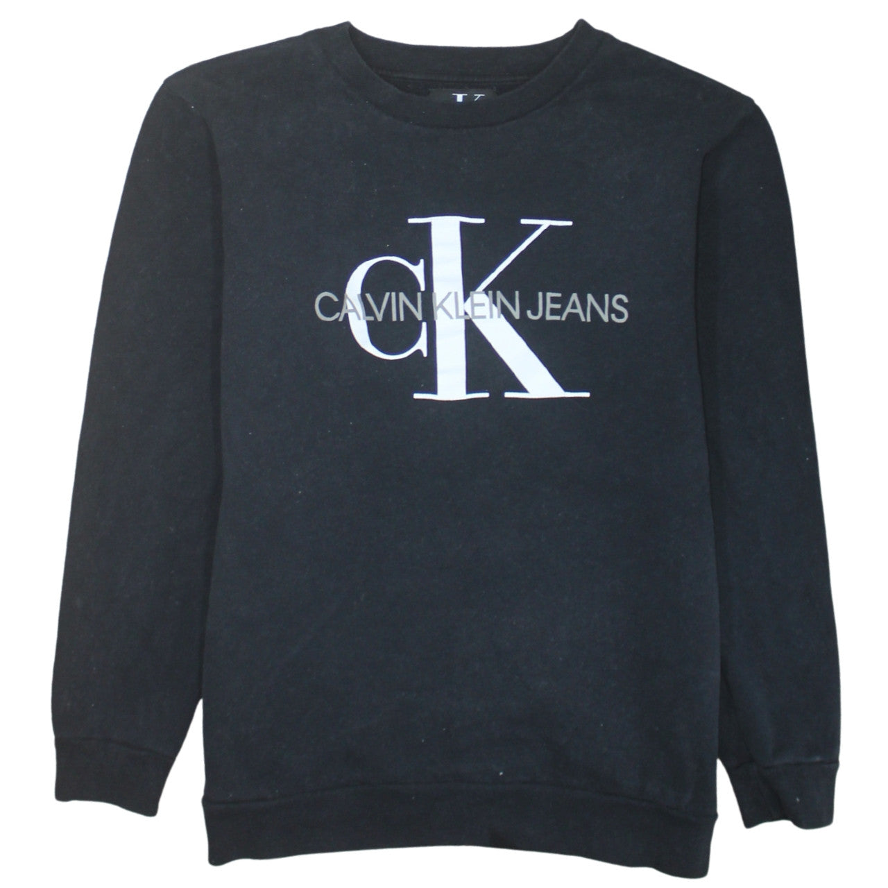 Mens UK Size S Calvin Klein Jeans Black Pullover Sweatshirt