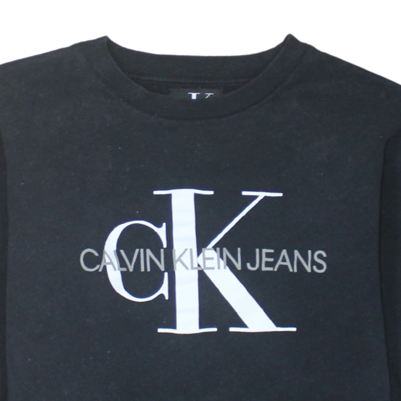 Mens UK Size S Calvin Klein Jeans Black Pullover Sweatshirt