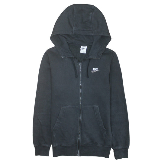Mens UK Size XS Nike Black Full Zip Hoodie