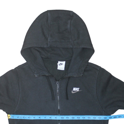 Mens UK Size XS Nike Black Full Zip Hoodie