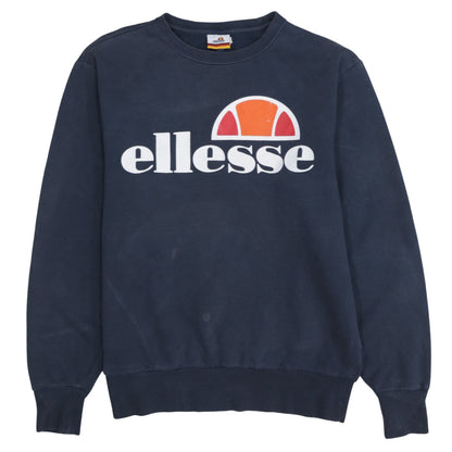 Mens UK Size M ellesse Blue Pullover Sweatshirt