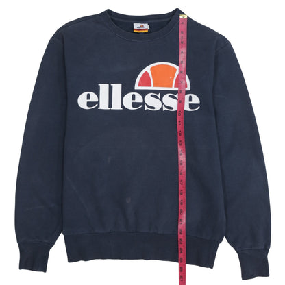 Mens UK Size M ellesse Blue Pullover Sweatshirt