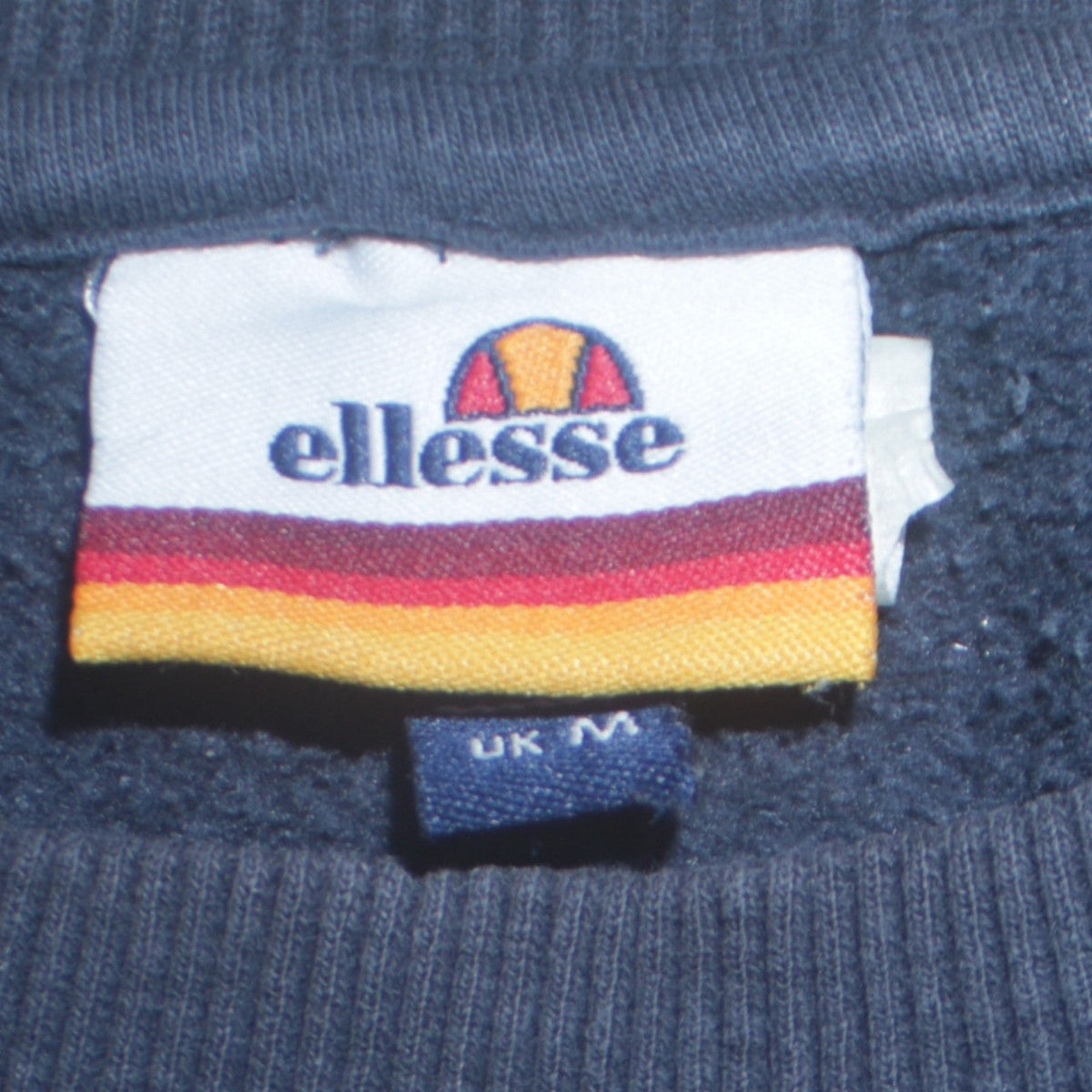 Mens UK Size M ellesse Blue Pullover Sweatshirt