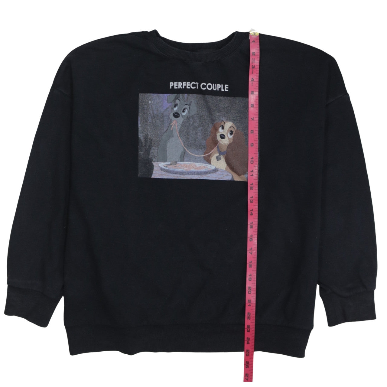 Womens UK Size L Disney Black Pullover Sweatshirt
