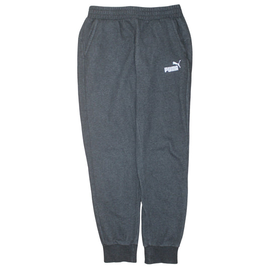 Mens UK Size S PUMA Regular Fit Jogger Grey Trousers